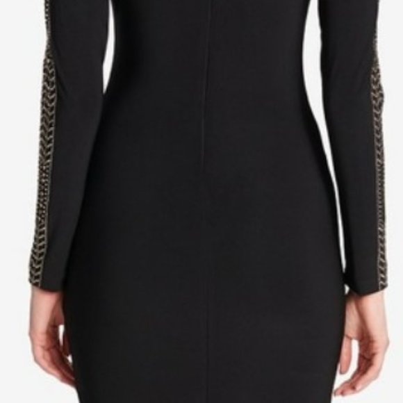 Guess Studded Ruched Sheath Dress - Picture 3 of 12